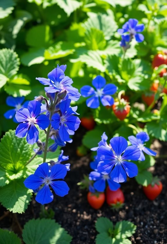 borage enhances strawberry growth
