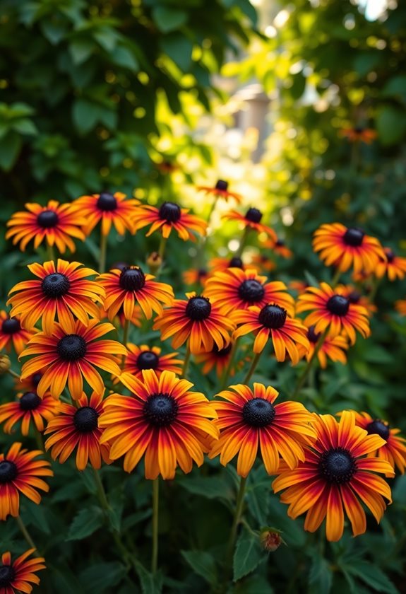 brighten garden with perennials
