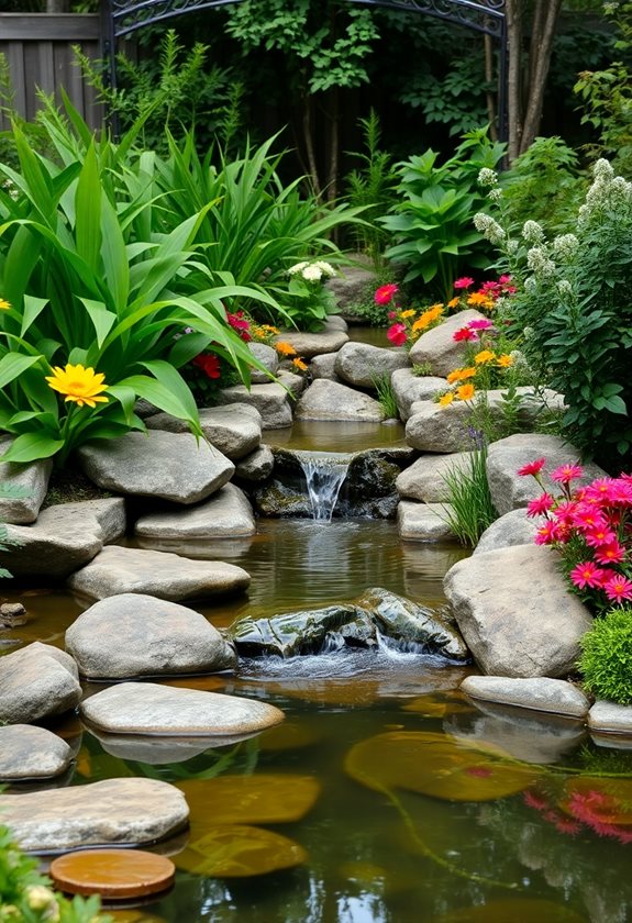 budget friendly backyard pond construction