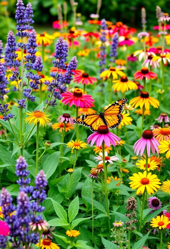 butterfly friendly plant selection
