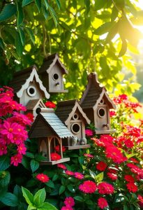 charming garden birdhouses project