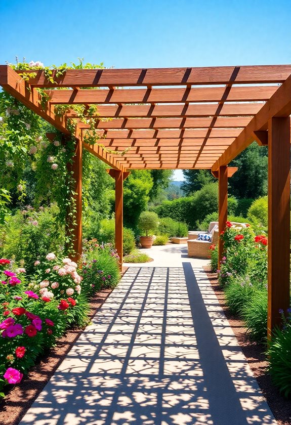 charming garden retreat pergola