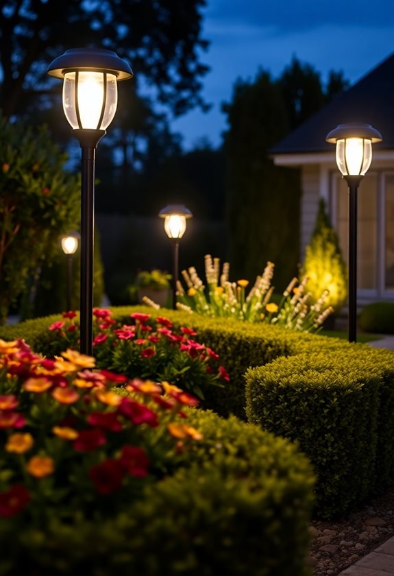 charming solar garden lights
