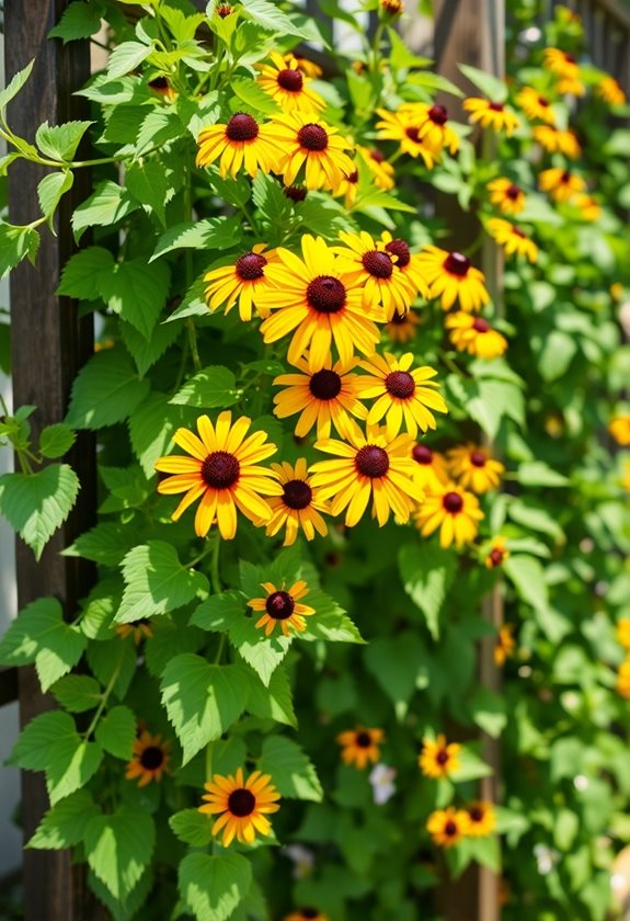cheerful climbing garden vine