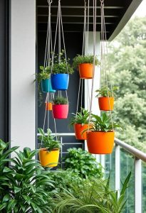 chic planters for tight spaces