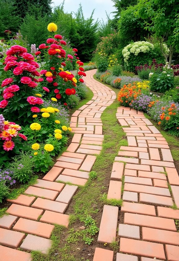 choose elegant brick pathways