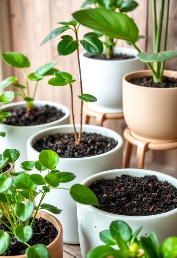 choose pots with drainage