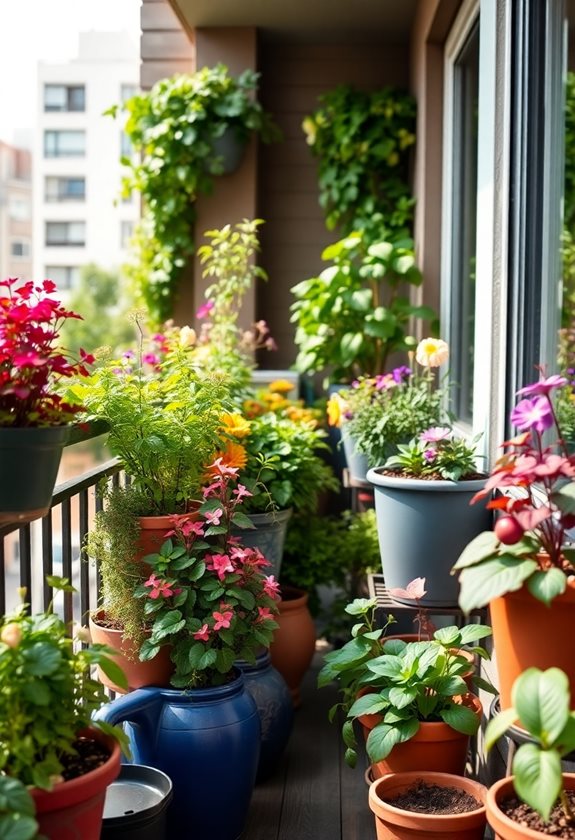 choose suitable container plants