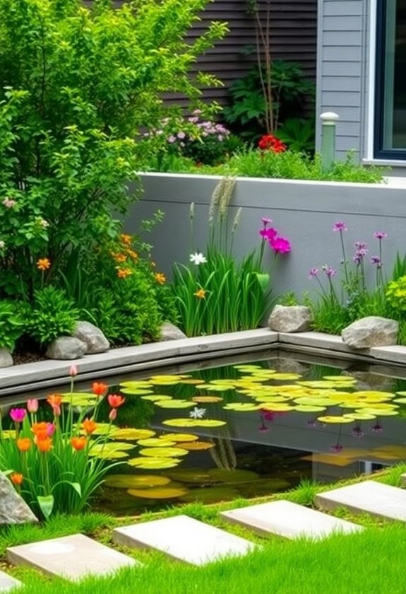 choose suitable garden water features
