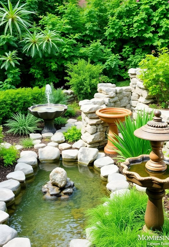 choosing a garden water feature