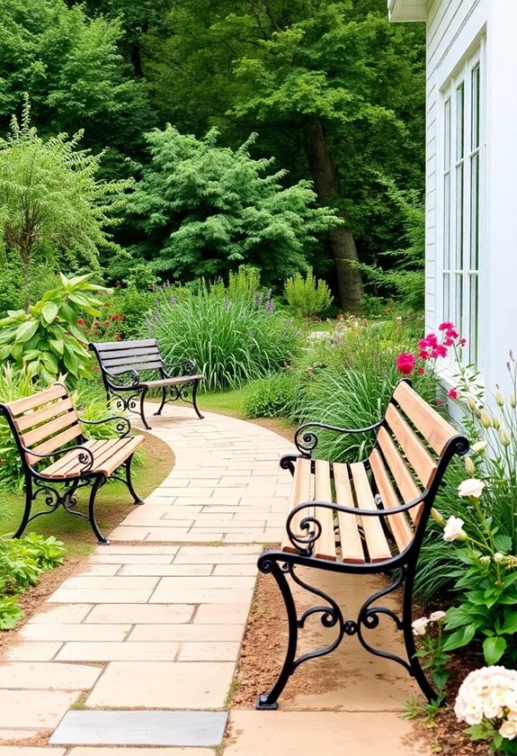 choosing durable garden benches