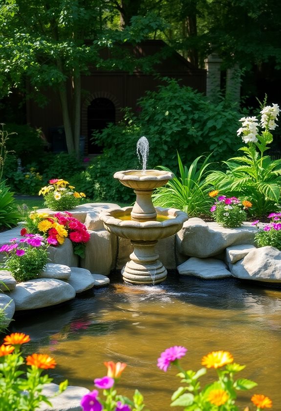 choosing garden water features