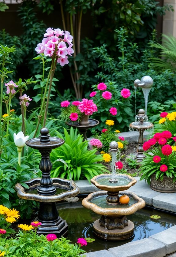 choosing outdoor fountain styles