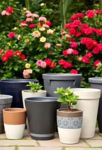 choosing outdoor garden pots