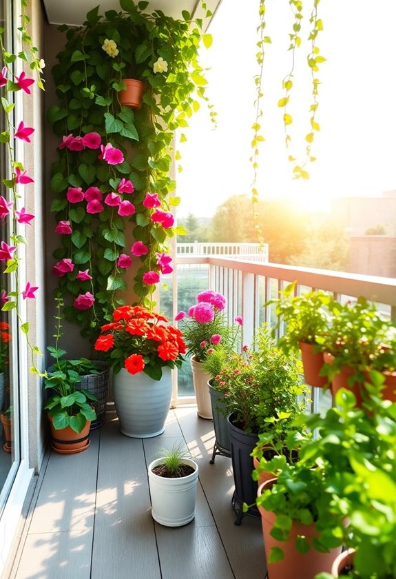 choosing plants for balconies