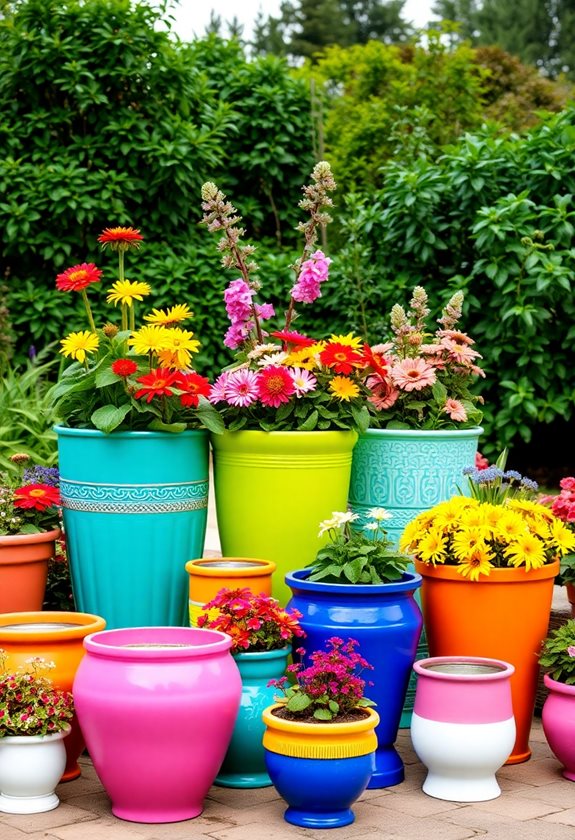choosing suitable garden containers