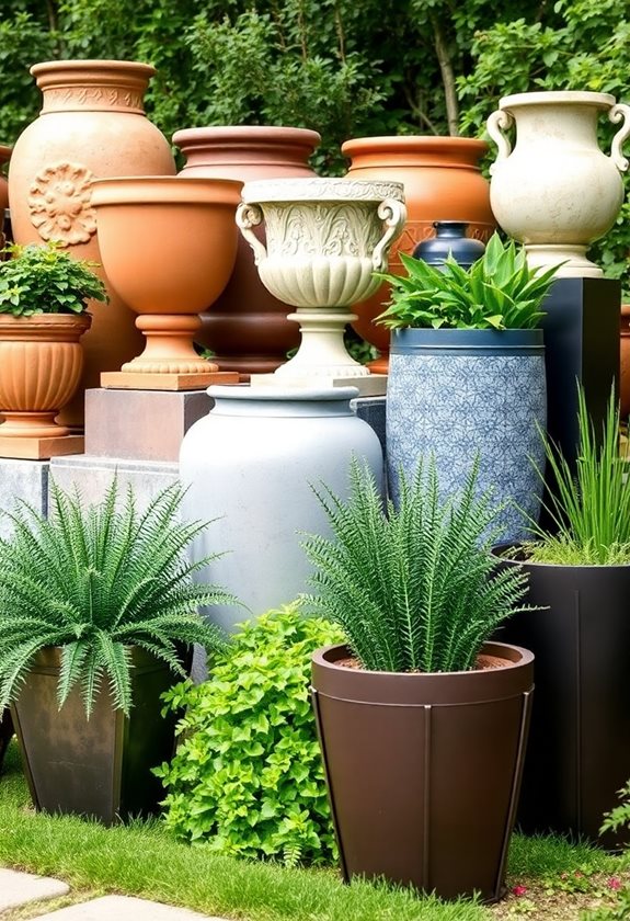 choosing suitable plant containers