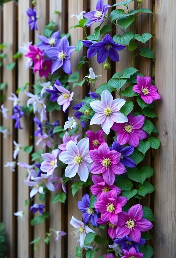 clematis vibrant varieties available