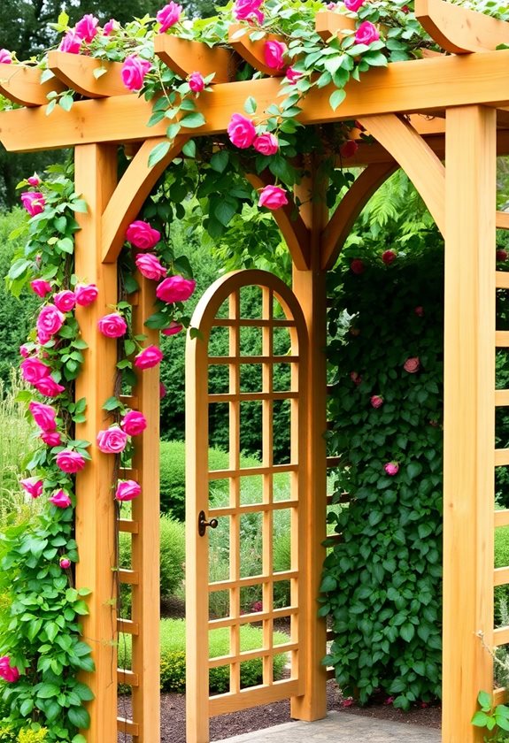 climbing plants support structures