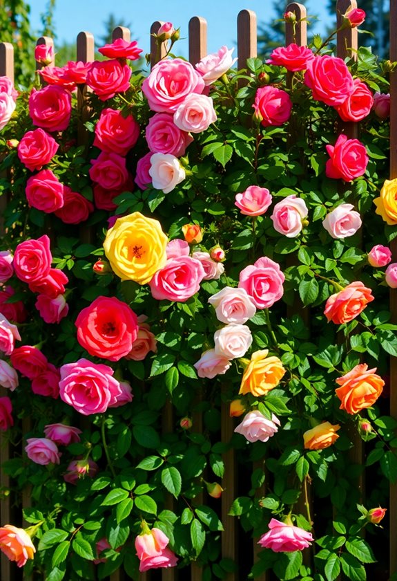 climbing roses enhance gardens