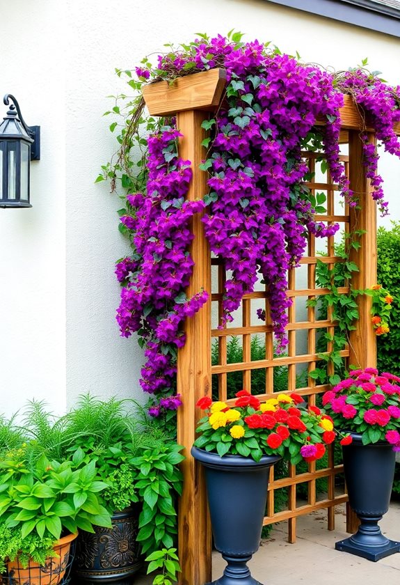 climbing vines for containers
