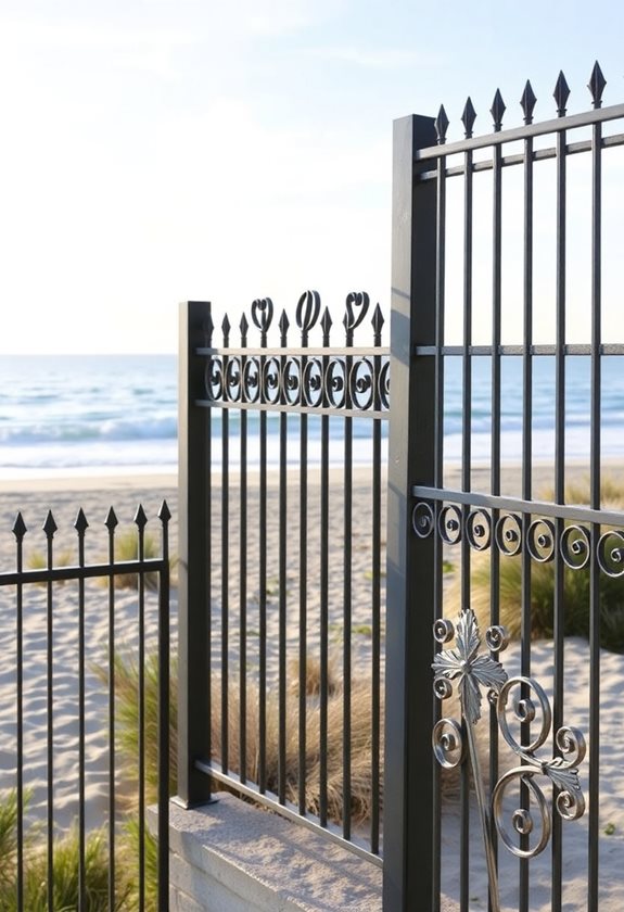 coastal metal fencing options