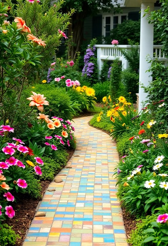 cohesive garden path design