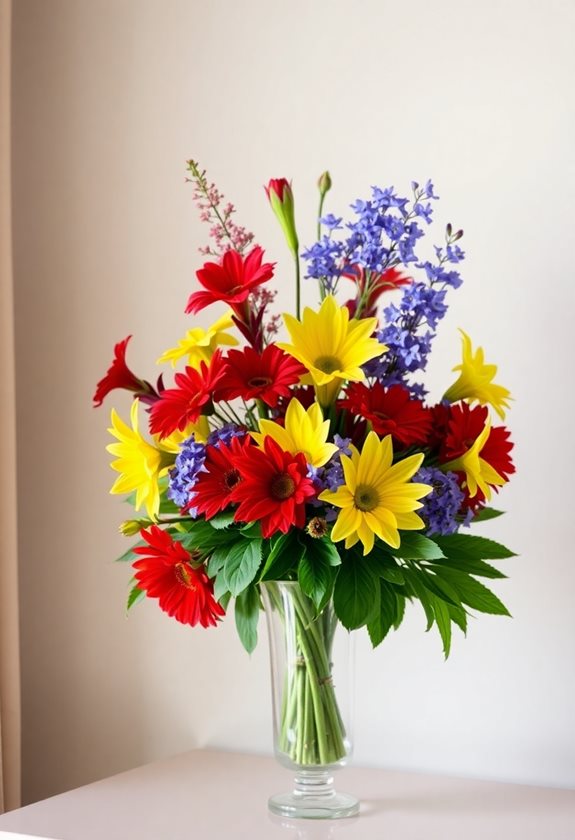 color theory in arrangements
