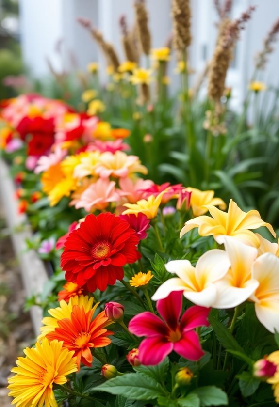 colorful flower border design