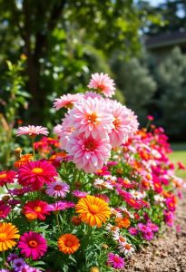 colorful flower border tips