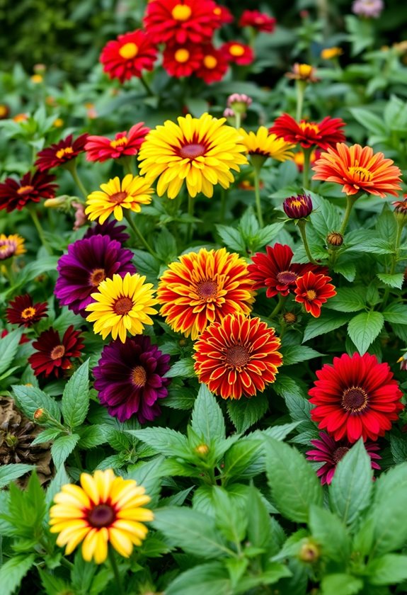 colorful garden design tips