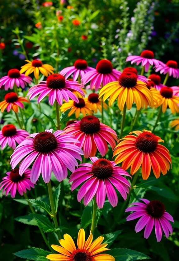 colorful low maintenance perennials thrive