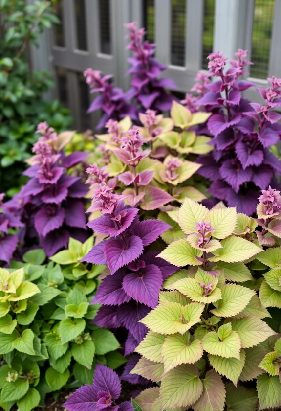 colorful shade garden plants