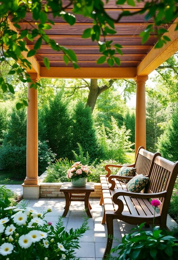 comfortable outdoor relaxation spaces