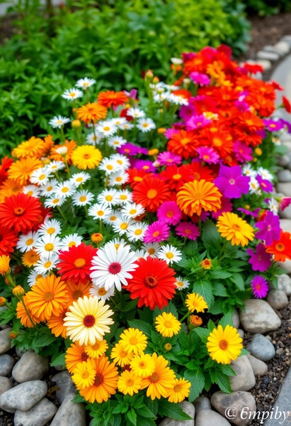 compact garden flower beds