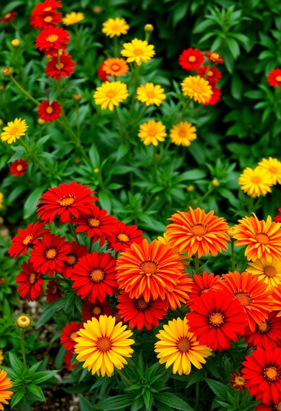 complementary flower color combinations