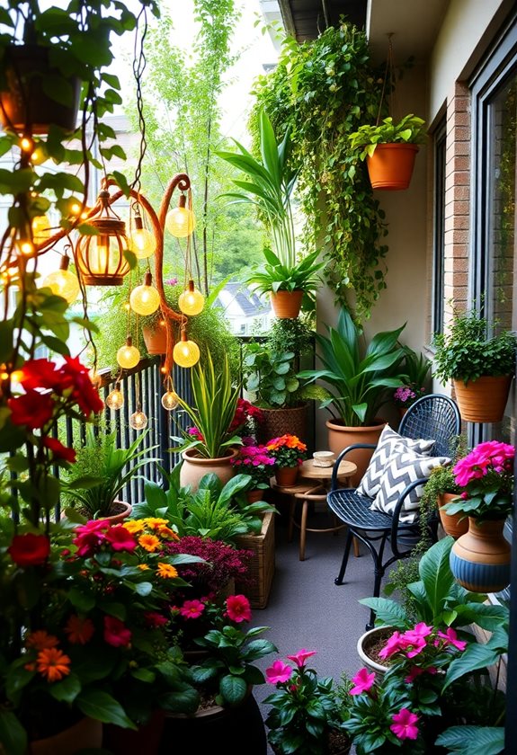 cozy balcony garden designs