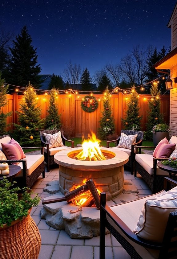 cozy fire pit gatherings