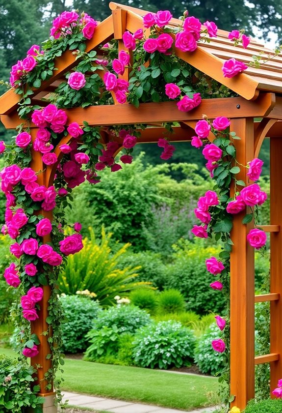 cozy garden arbor design