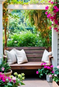 cozy garden nook design