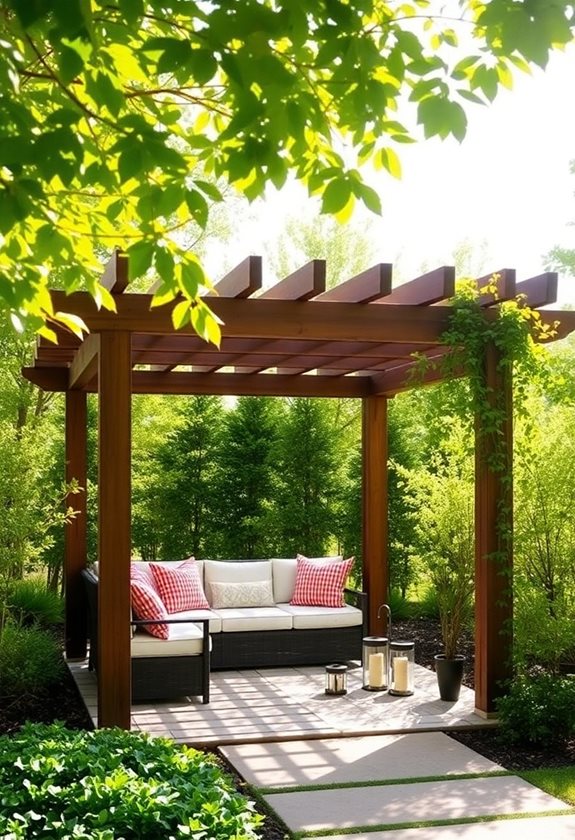 cozy garden relaxation nook