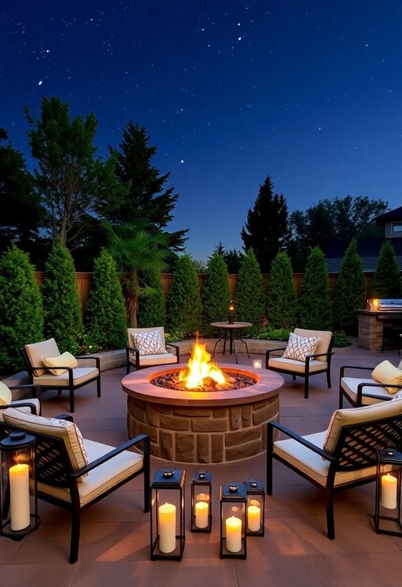 cozy outdoor fire gatherings