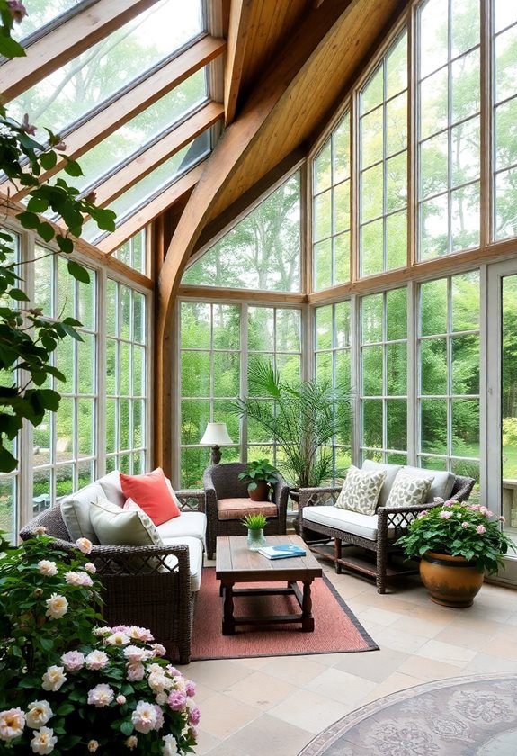 cozy outdoor garden retreat