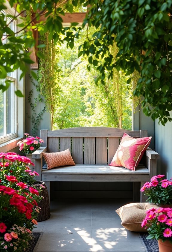 cozy outdoor relaxation areas
