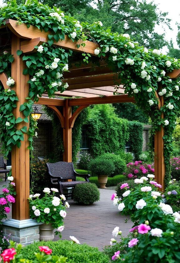 cozy outdoor relaxation space
