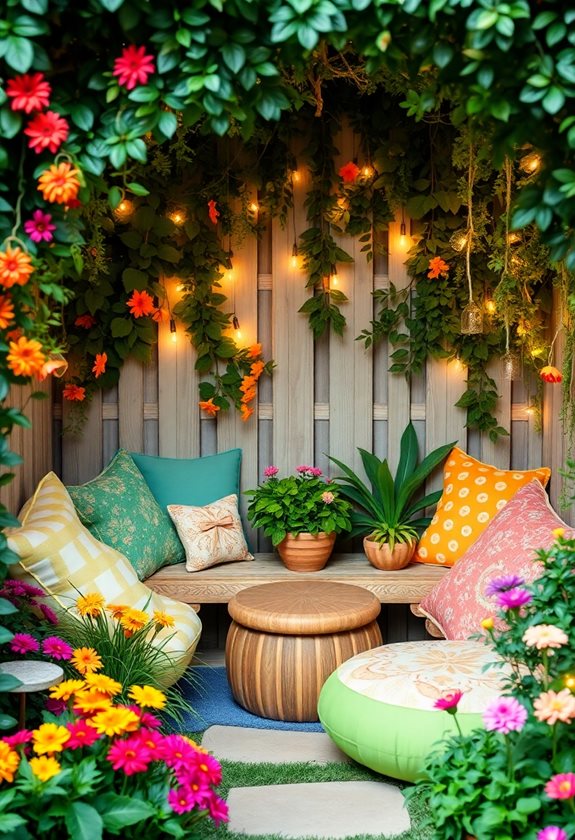 cozy outdoor story nook