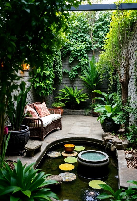 cozy private garden retreat