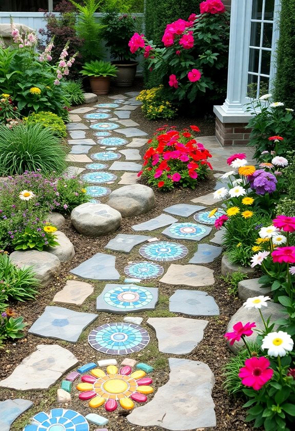 craft custom garden path stones