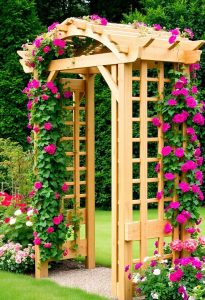 create a garden trellis