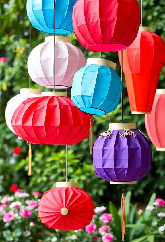 create artistic lantern structure